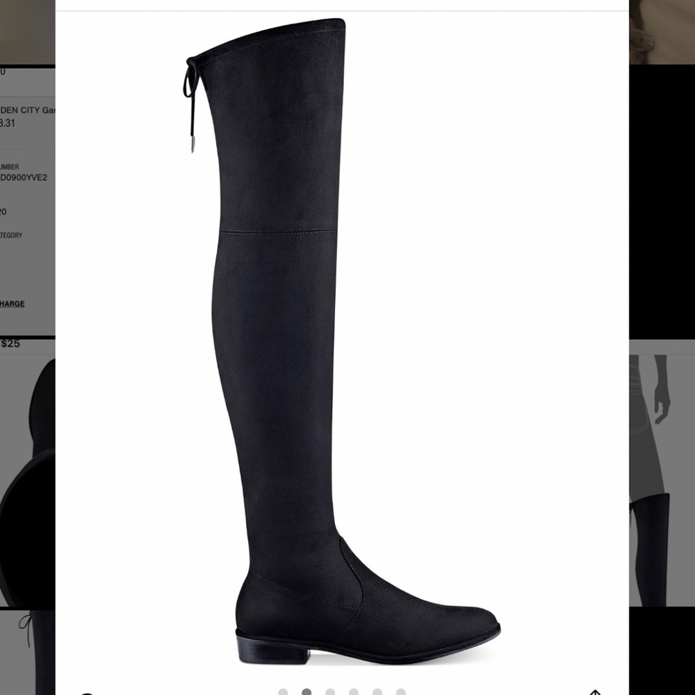 Marc Fisher Humor Over the Knee Suede Boots